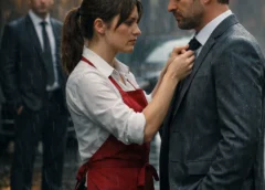 She Straightened the Mafia Boss’s Tie—And Whispered: “Don’t Get in That Car.”