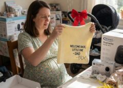 MY SISTER-IN-LAW MOCKED THE HANDMADE BABY SHOWER GIFT I SPENT WEEKS CREATING—THEN HER FATHER STOOD UP AND SILENCED THE ENTIRE ROOM.